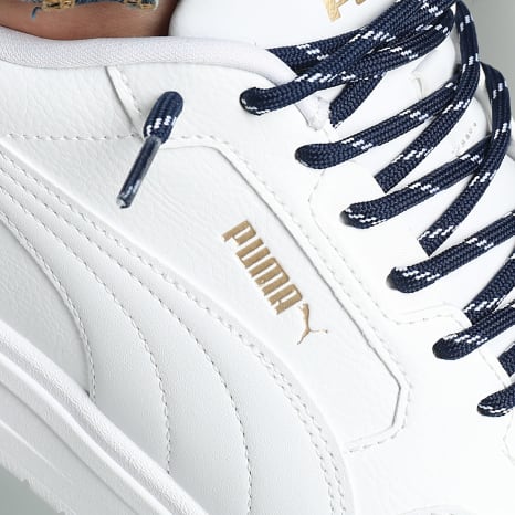 Puma - Baskets Shuffle Downtown 402596 Puma White Puma White Gold x SUPERLACED